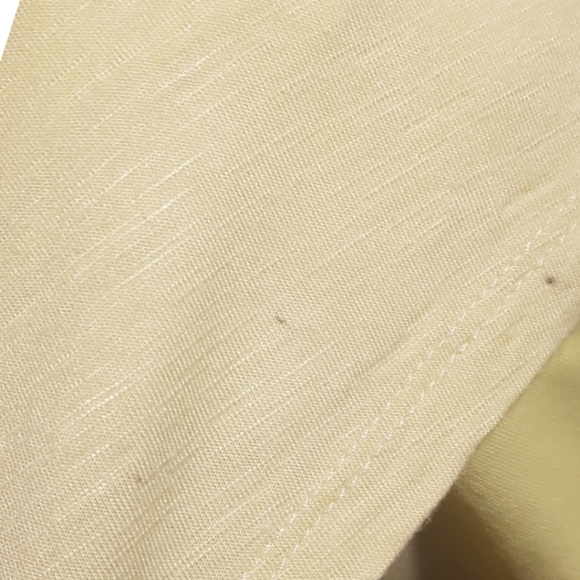 Pretty soft yellow jersey knit dress size medium - Picture 5 of 7